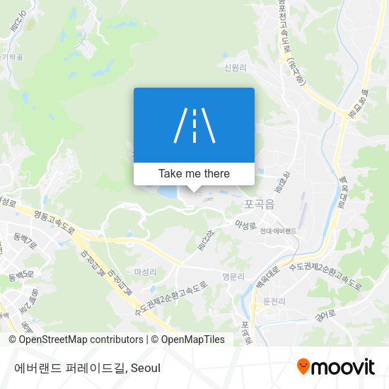 에버랜드 퍼레이드길 map