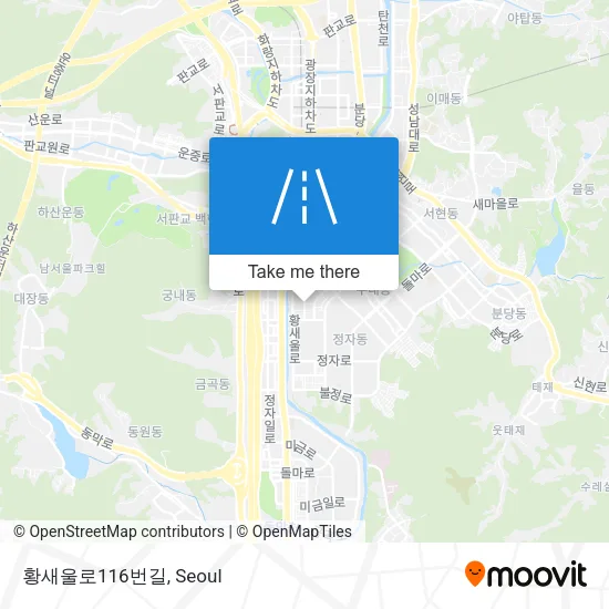 황새울로116번길 map