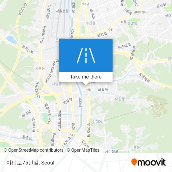 야탑로75번길 map