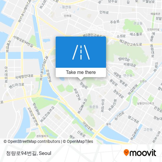 청량로94번길 map