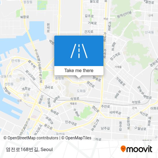 염전로168번길 map