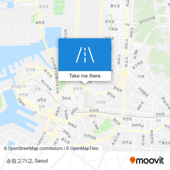 송림고가교 map
