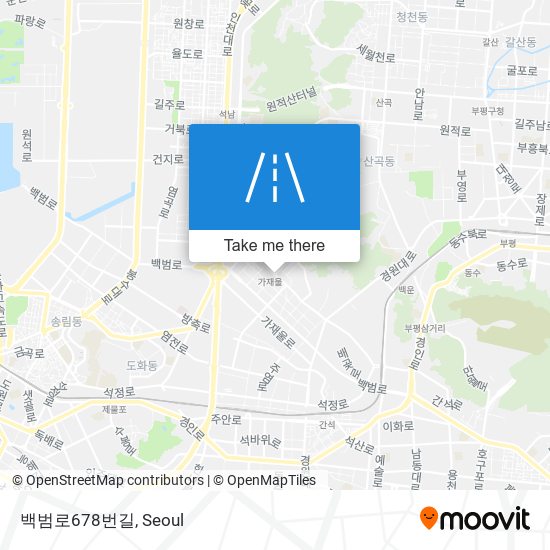 백범로678번길 map