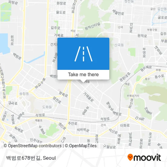 백범로678번길 map