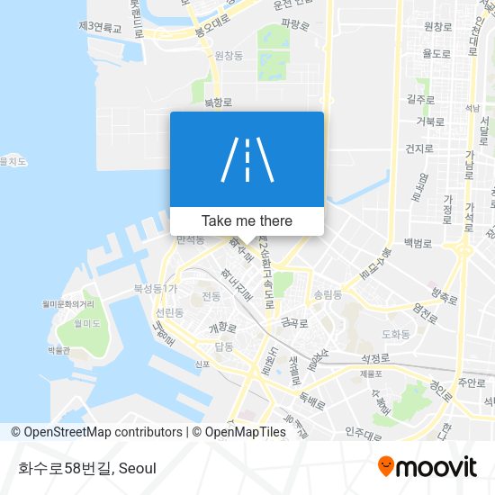 화수로58번길 map
