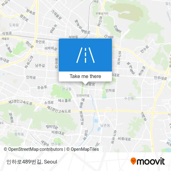 인하로489번길 map