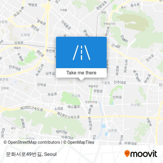 문화서로49번길 map