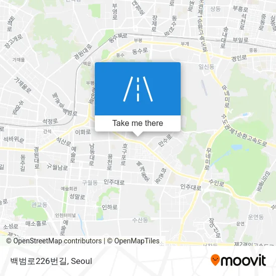 백범로226번길 map
