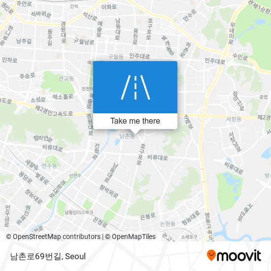 남촌로69번길 map