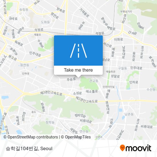 승학길104번길 map