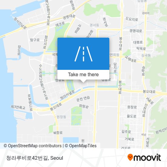 청라루비로42번길 map