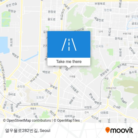 열우물로282번길 map
