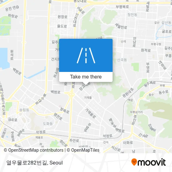 열우물로282번길 map