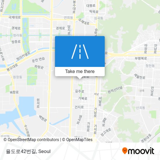 율도로42번길 map