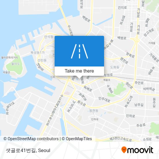 샛골로41번길 map