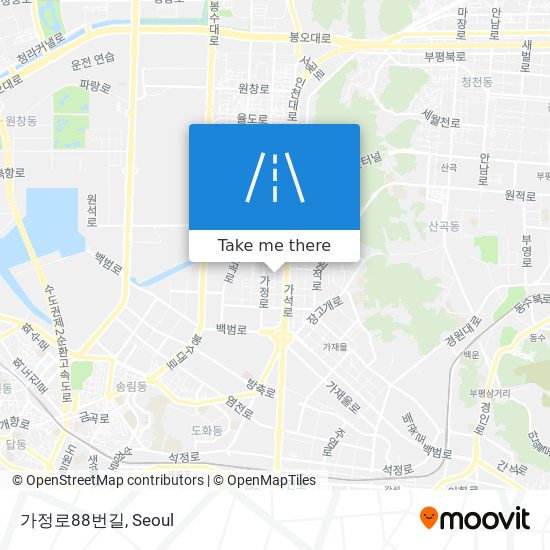 가정로88번길 map