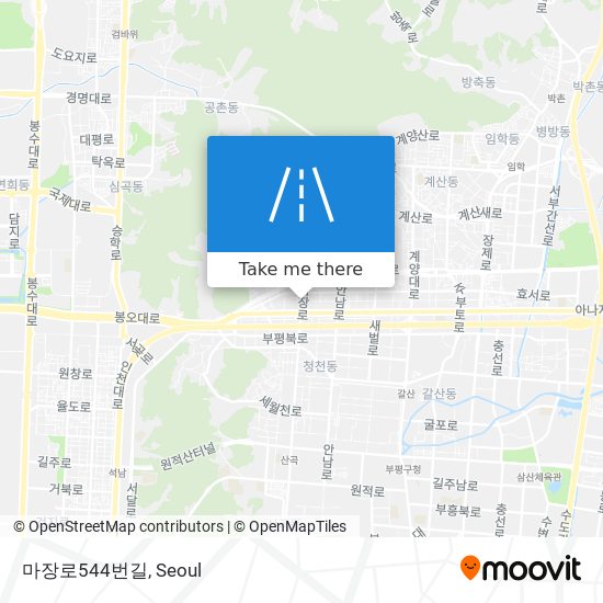 마장로544번길 map