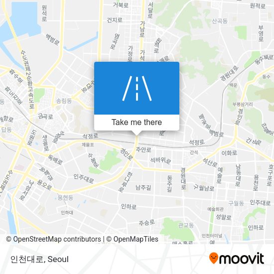 인천대로 map