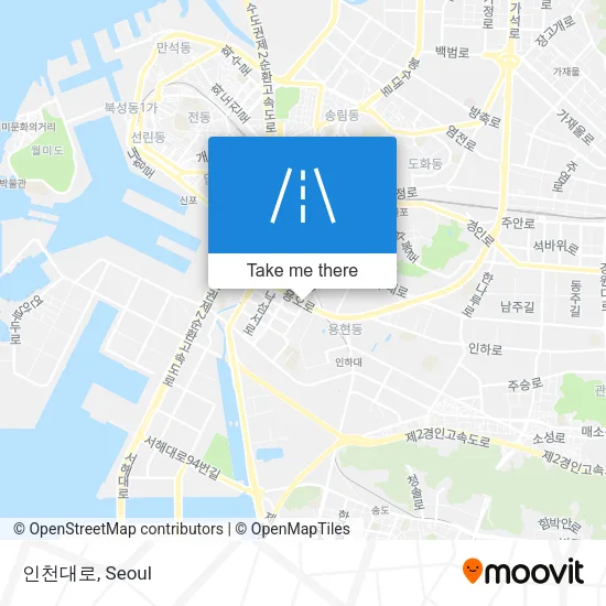 인천대로 map
