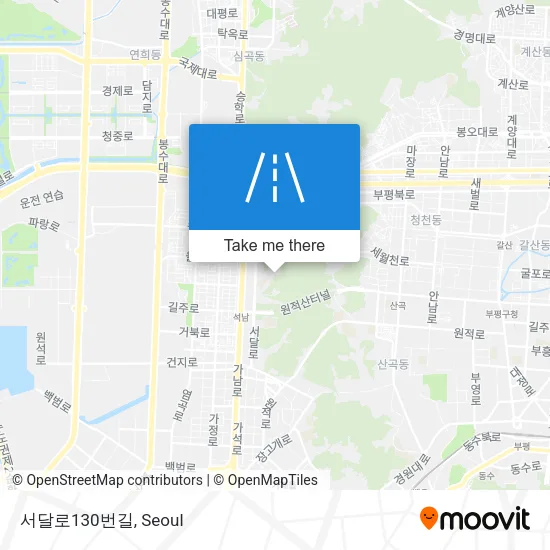서달로130번길 map