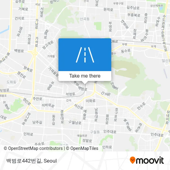 백범로442번길 map