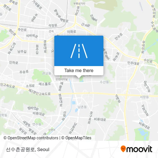 선수촌공원로 map