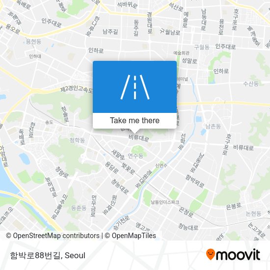 함박로88번길 map