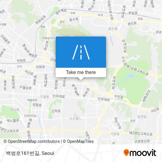 백범로161번길 map