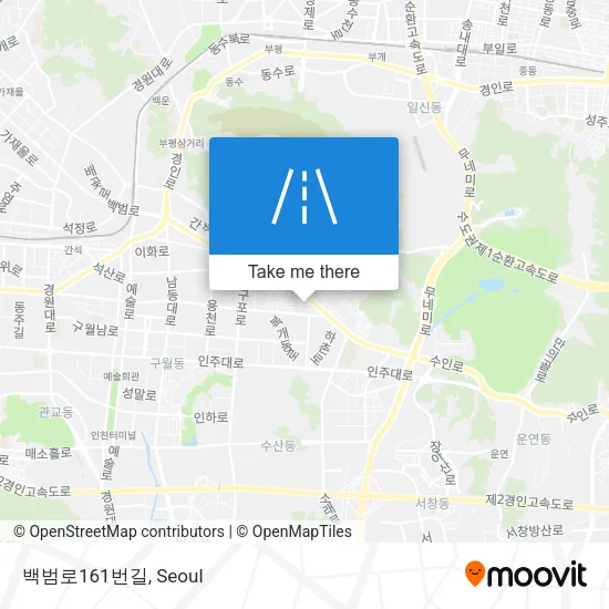백범로161번길 map
