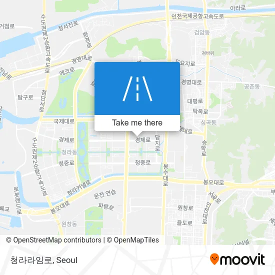 청라라임로 map