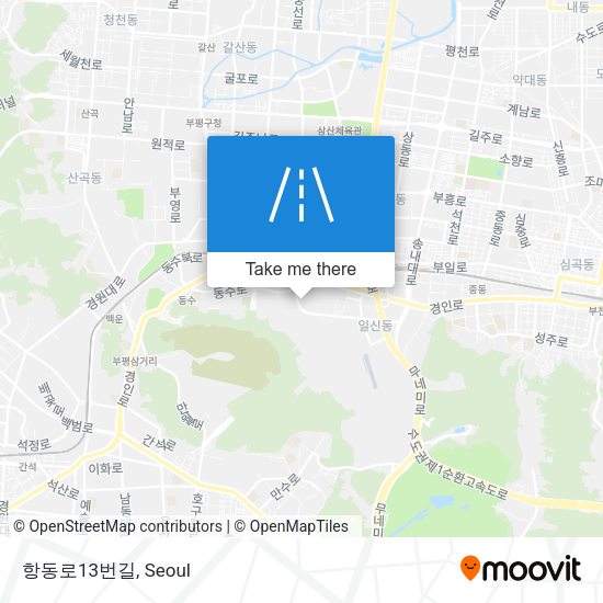 항동로13번길 map