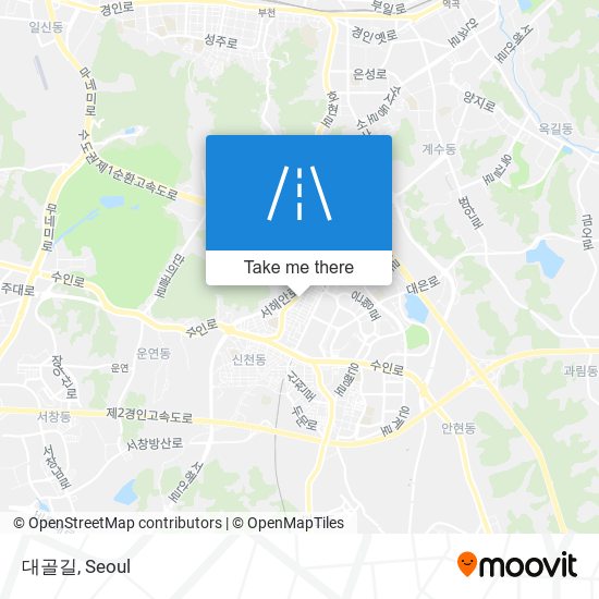 대골길 map