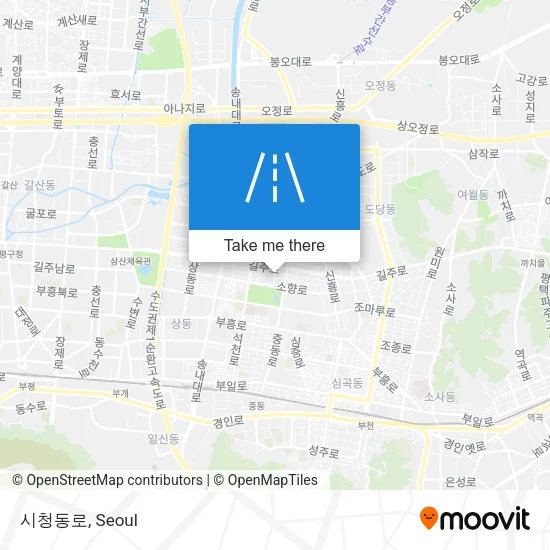 시청동로 map