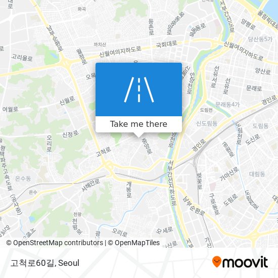 고척로60길 map