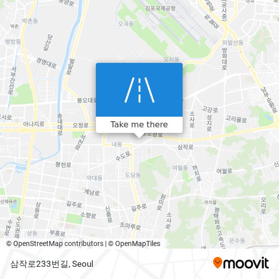 삼작로233번길 map