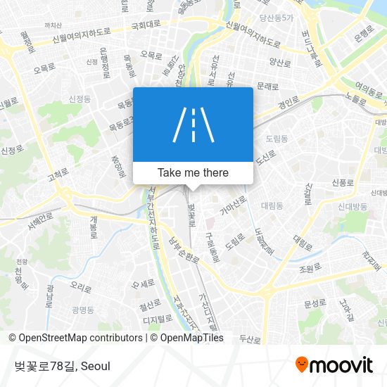 벚꽃로78길 map