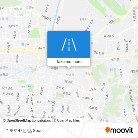 수도로47번길 map