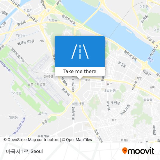 마곡서1로 map