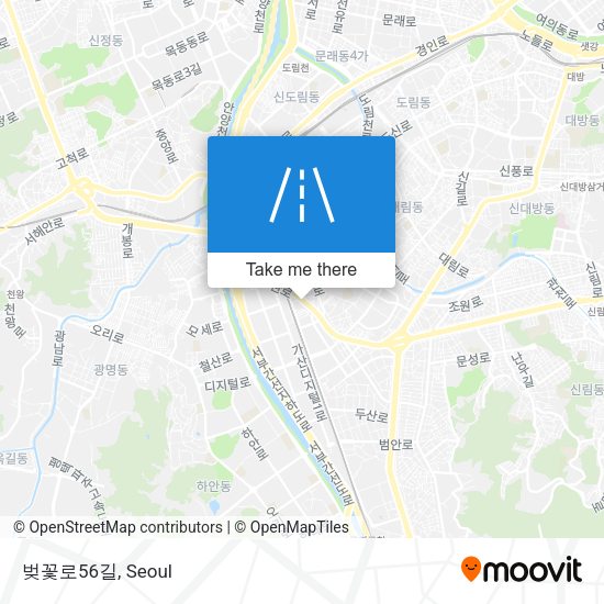 벚꽃로56길 map