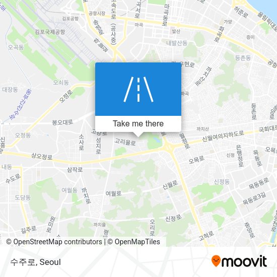 수주로 map