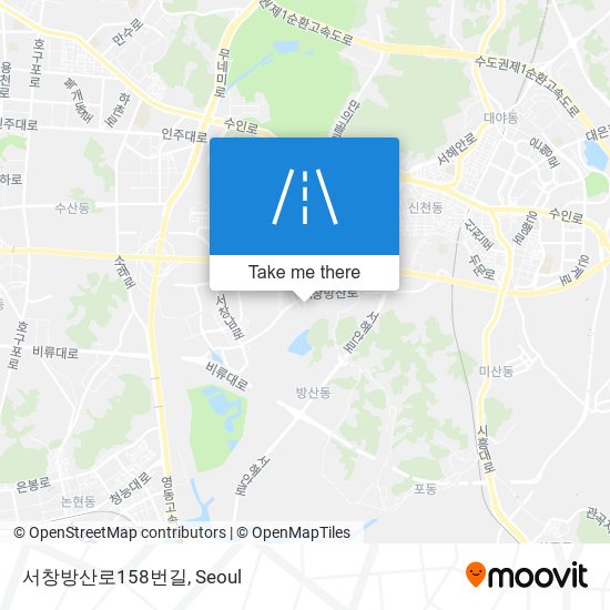 서창방산로158번길 map