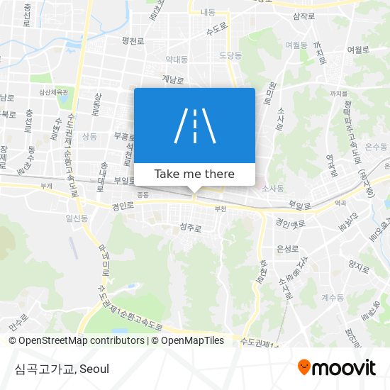 심곡고가교 map