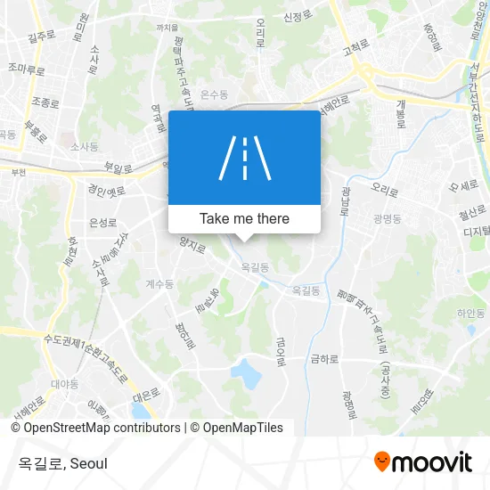 옥길로 map
