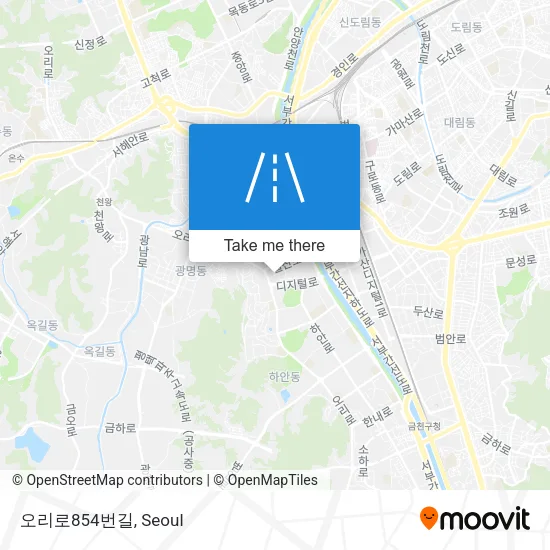 오리로854번길 map