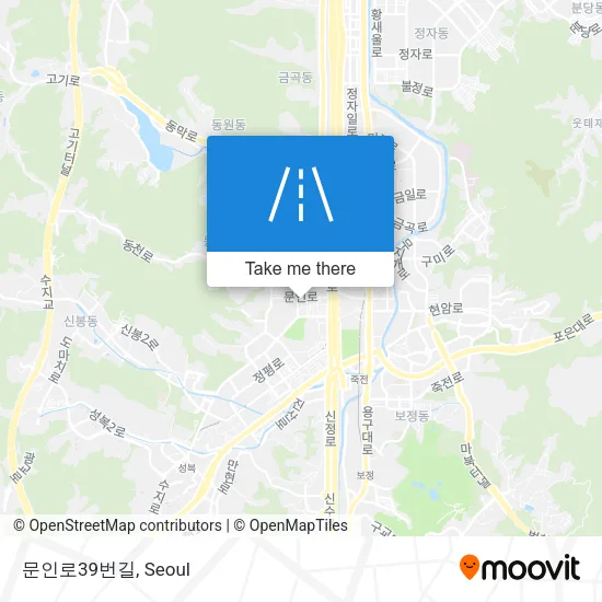 문인로39번길 map