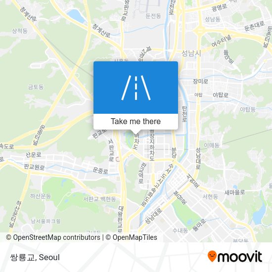 쌍룡교 map