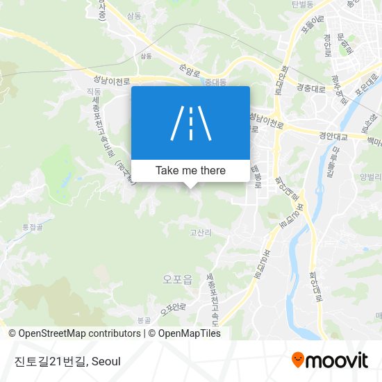 진토길21번길 map