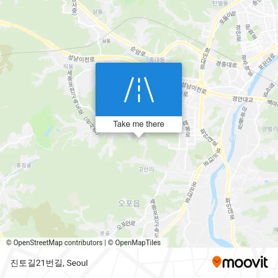 진토길21번길 map
