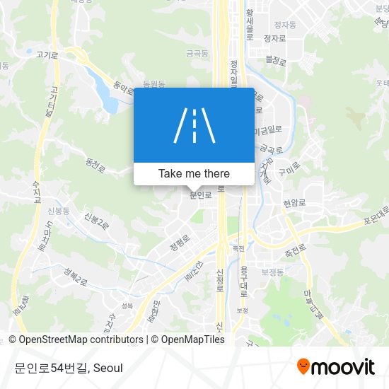문인로54번길 map
