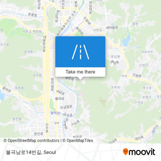 불곡남로14번길 map